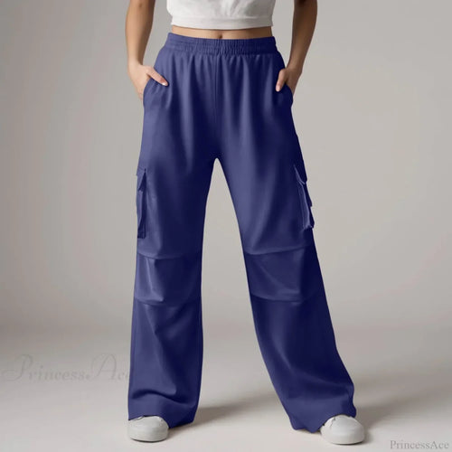 Baggy Cargo Sweatpants with Pockets Pants image 2