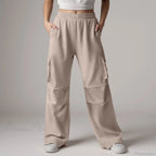 Baggy Cargo Sweatpants with Pockets Pants image 4