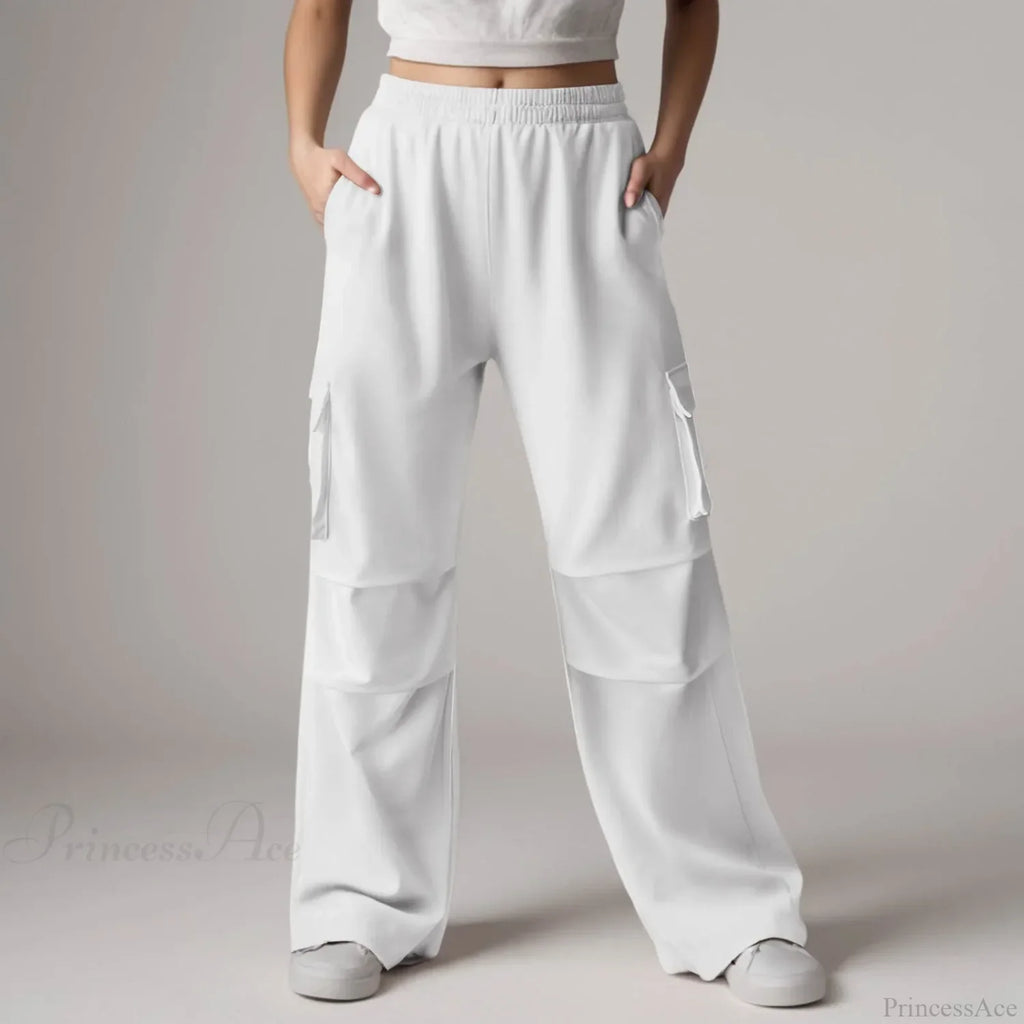 Baggy Cargo Sweatpants with Pockets Pants image 8