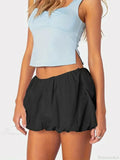 Balloon Layered Pleated Skirt image 7