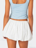 Balloon Layered Pleated Skirt image 4