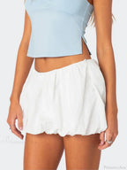 Balloon Layered Pleated Skirt image 3
