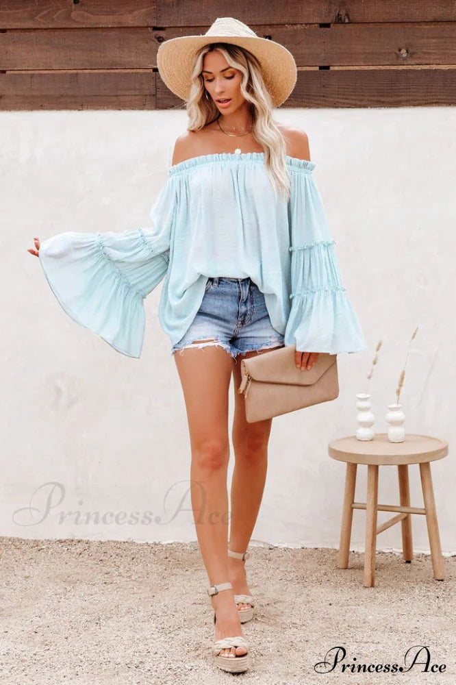 Bamboo Flare Stylish Sleeve T-shirt image 11