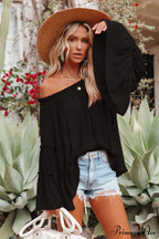 Bamboo Flare Stylish Sleeve T-shirt image 13
