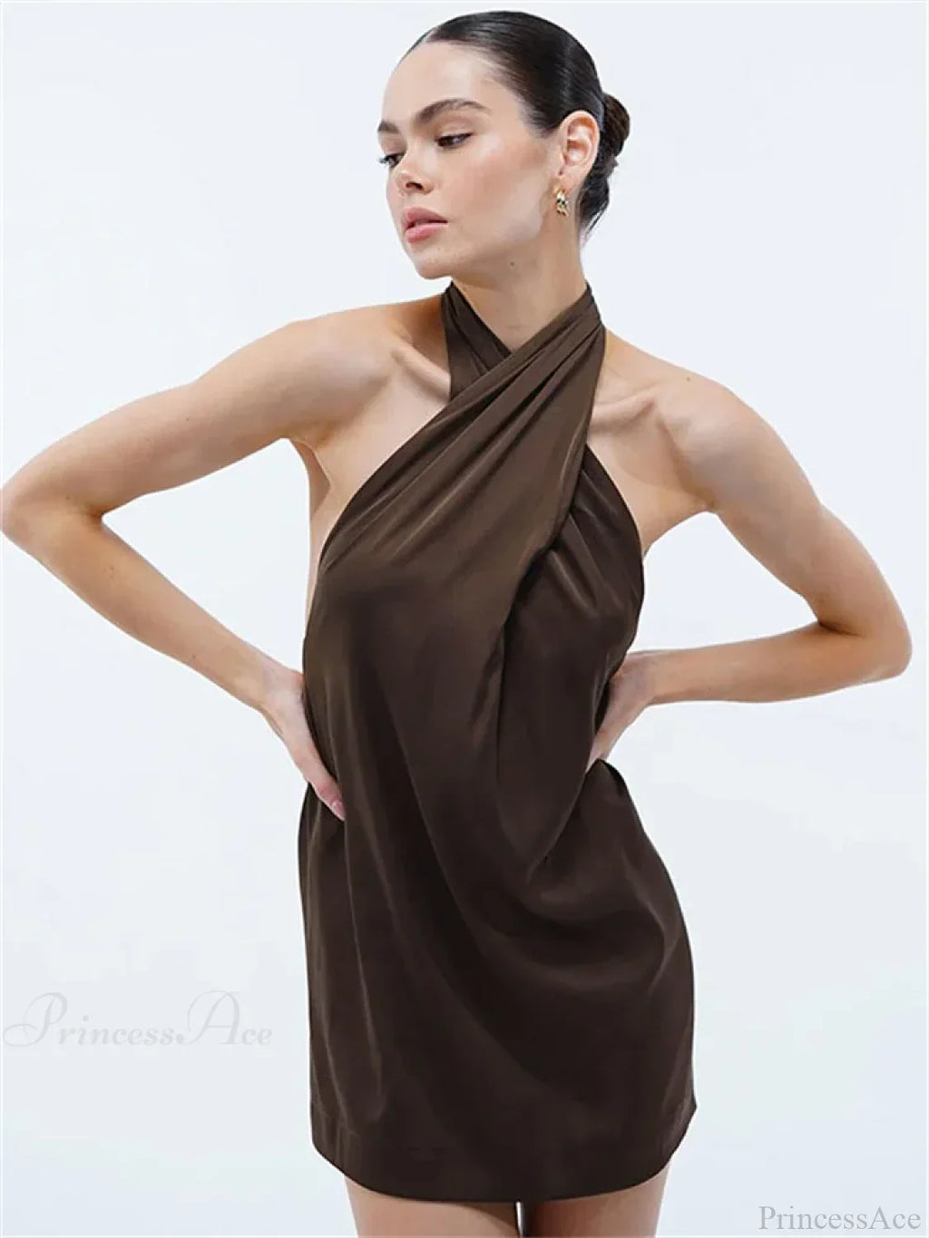 Bandage Backless Slim Mini Dress image 5