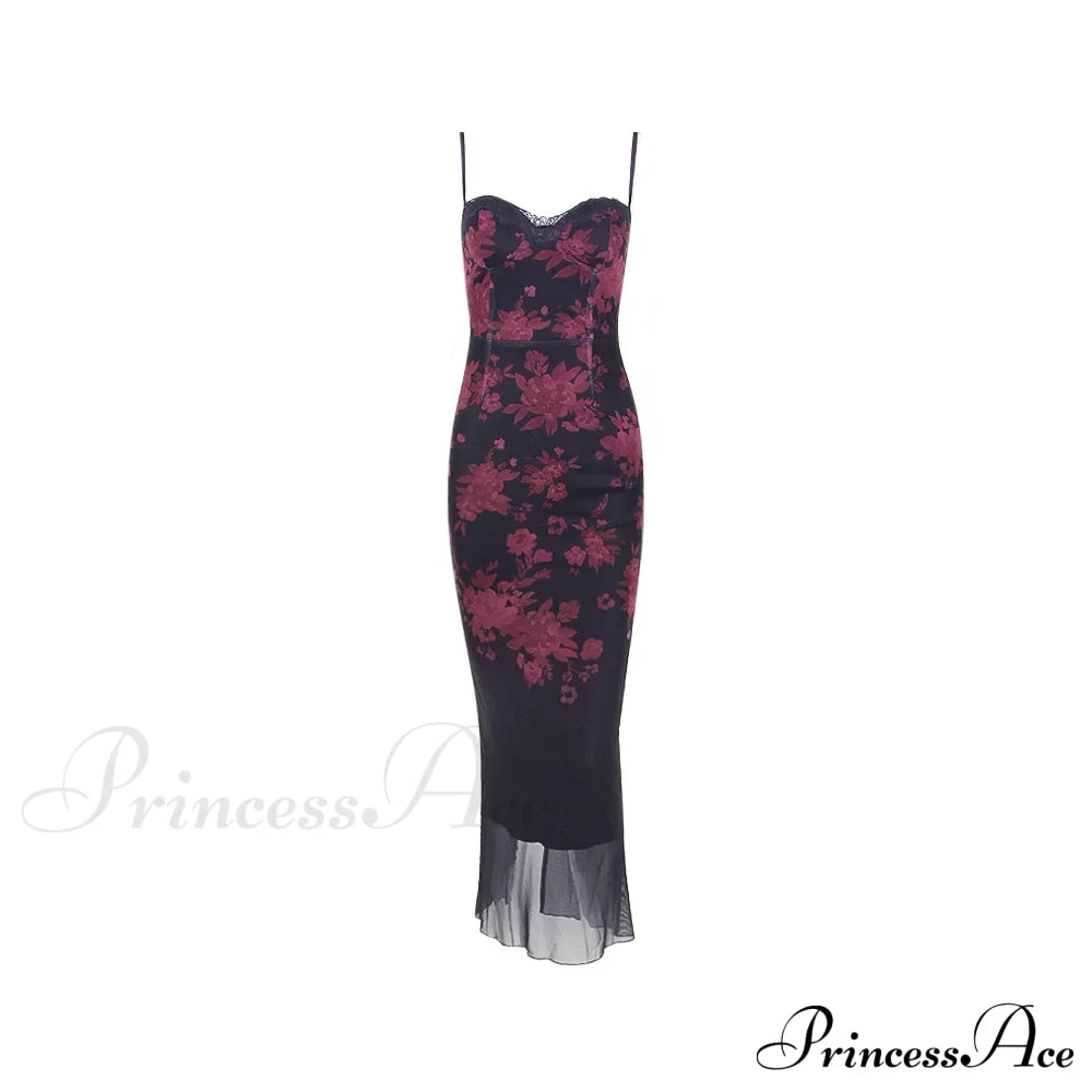 Bandage Lace Up Sexy Slit Fashion Maxi Dress image 5