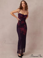 Bandage Lace Up Sexy Slit Fashion Maxi Dress image 7