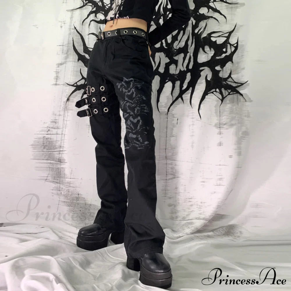 Bandage Low Waist Cargo Pants image 7