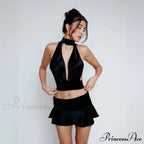 Bandage Skirts Two Piece Sets Mini Dress image 7