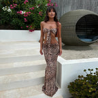 Bandeau Skirt Cover Three Piece Swimsuit image 1