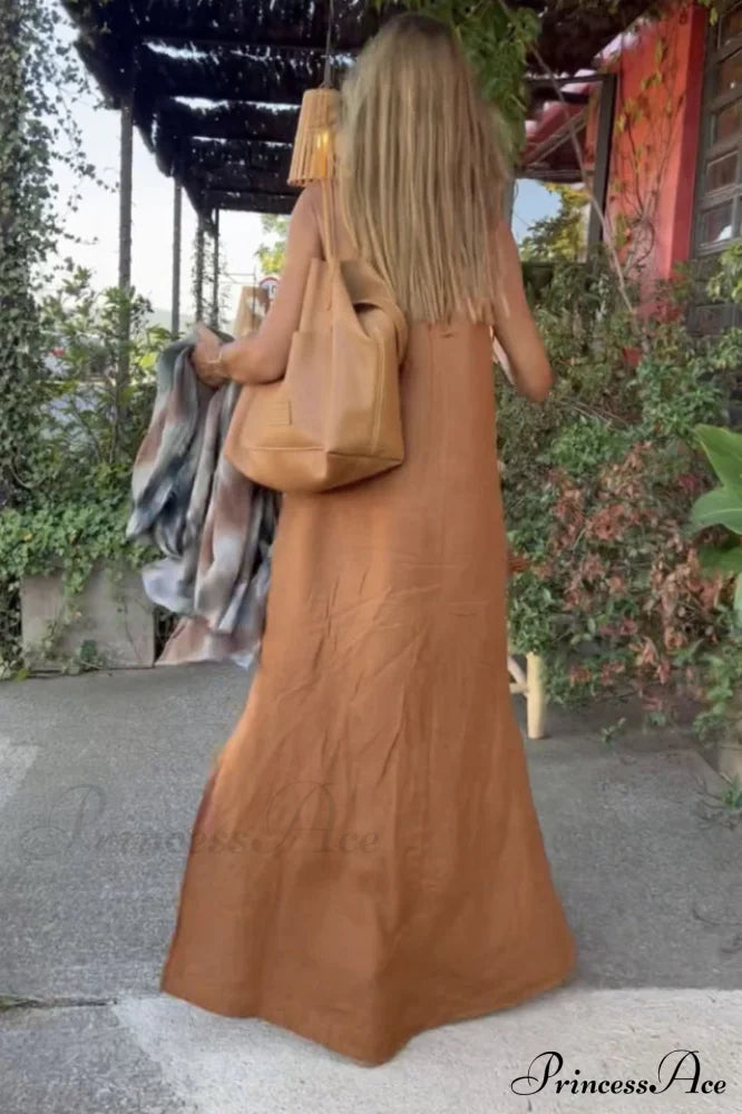Basic Casual Stylish Outdoor Halter Dress image 8