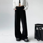 Basic Grey Knit Jogger Pants image 4