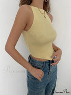 Basic Ribbed Graceful Sweater Vest image 6