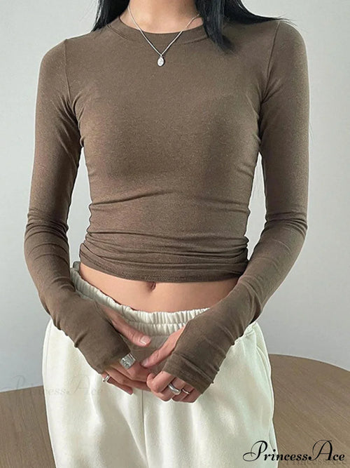 Basic Solid Graceful Crop Top image 1