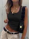 Basic Solid Long Trendy Sleeve Crop Top image 6