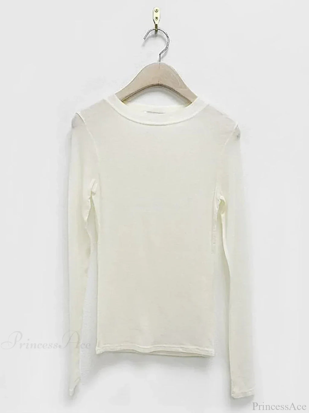 Basic Summer Breathable Long Sleeve Thin Knit Top image 7