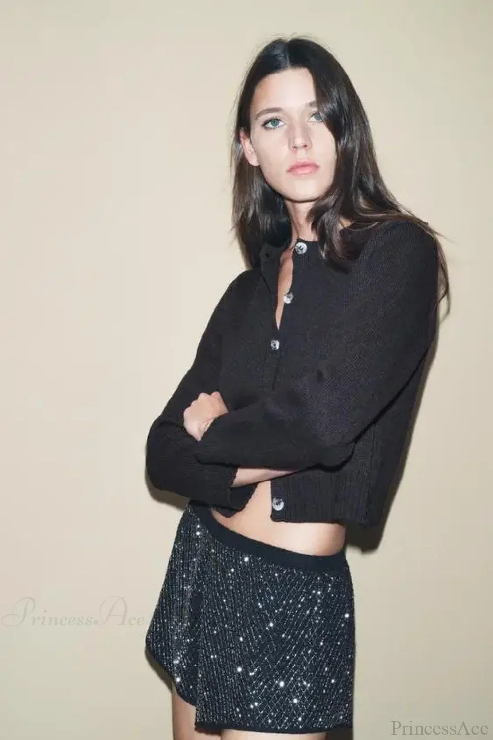 Basic Versatile Simple Round Neck Cardigan image 2