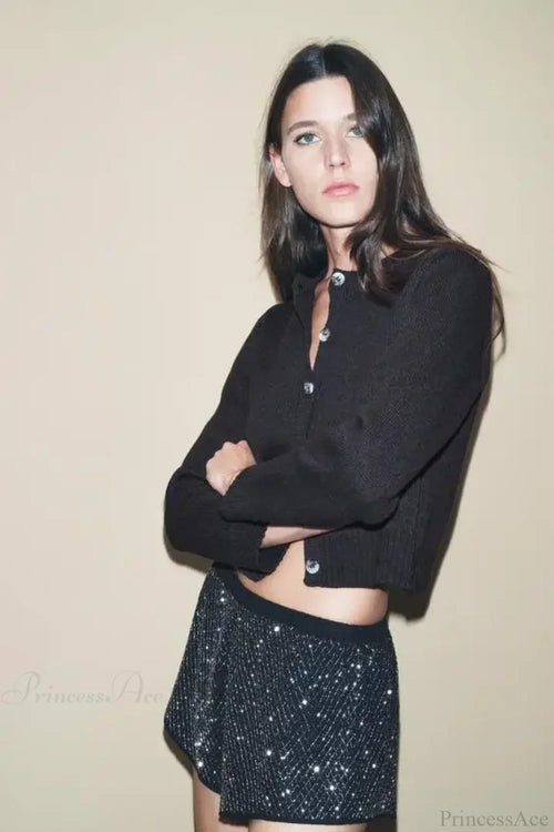 Basic Versatile Simple Round Neck Cardigan image 2