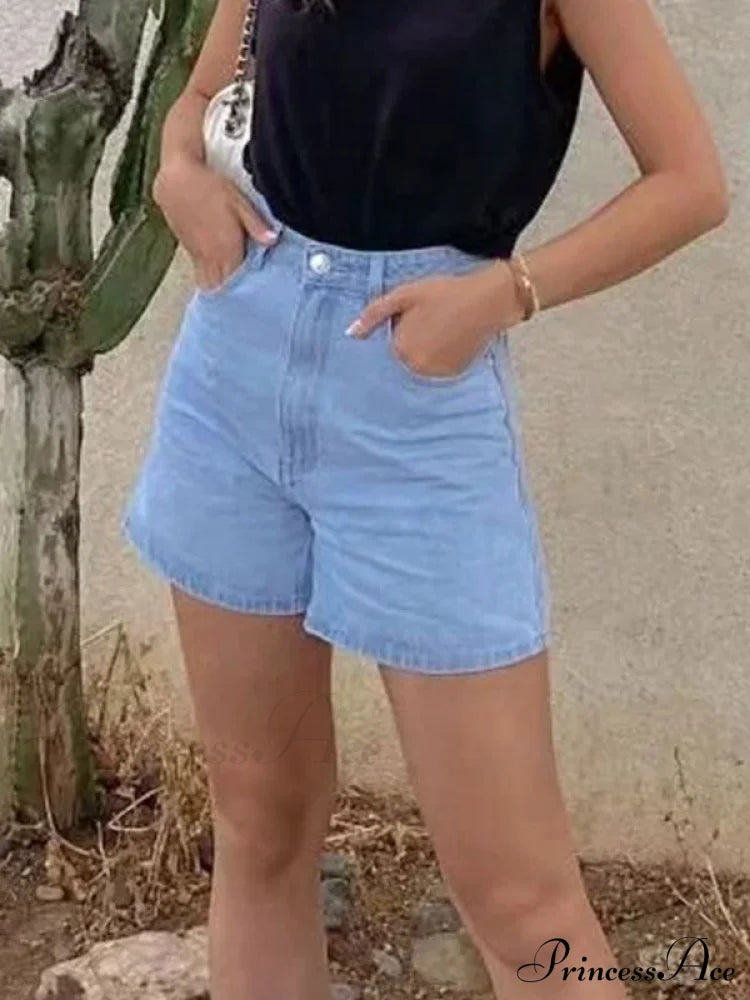 Basic Wash Straight Trendy Boyfriend Short image 4