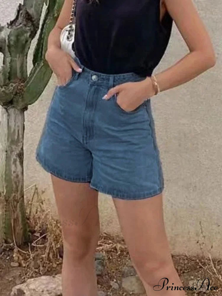 Basic Wash Straight Trendy Boyfriend Short image 7