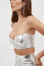 Bauer Ruched Bralette Charming + Riley Skirt Set image 6