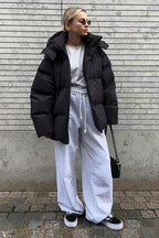 Heavy Duty Zipped Hooded Puffer Jacket image 22