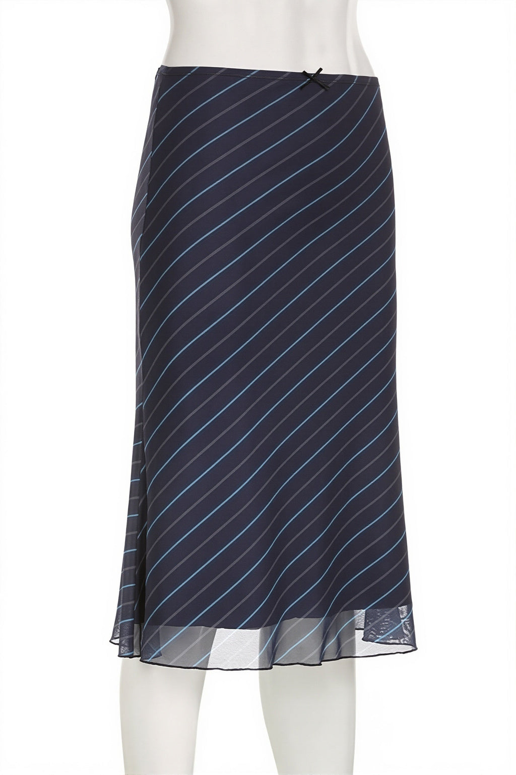 Casual Striped Double Mesh Skirt image 4