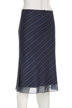 Casual Striped Double Mesh Skirt image 4