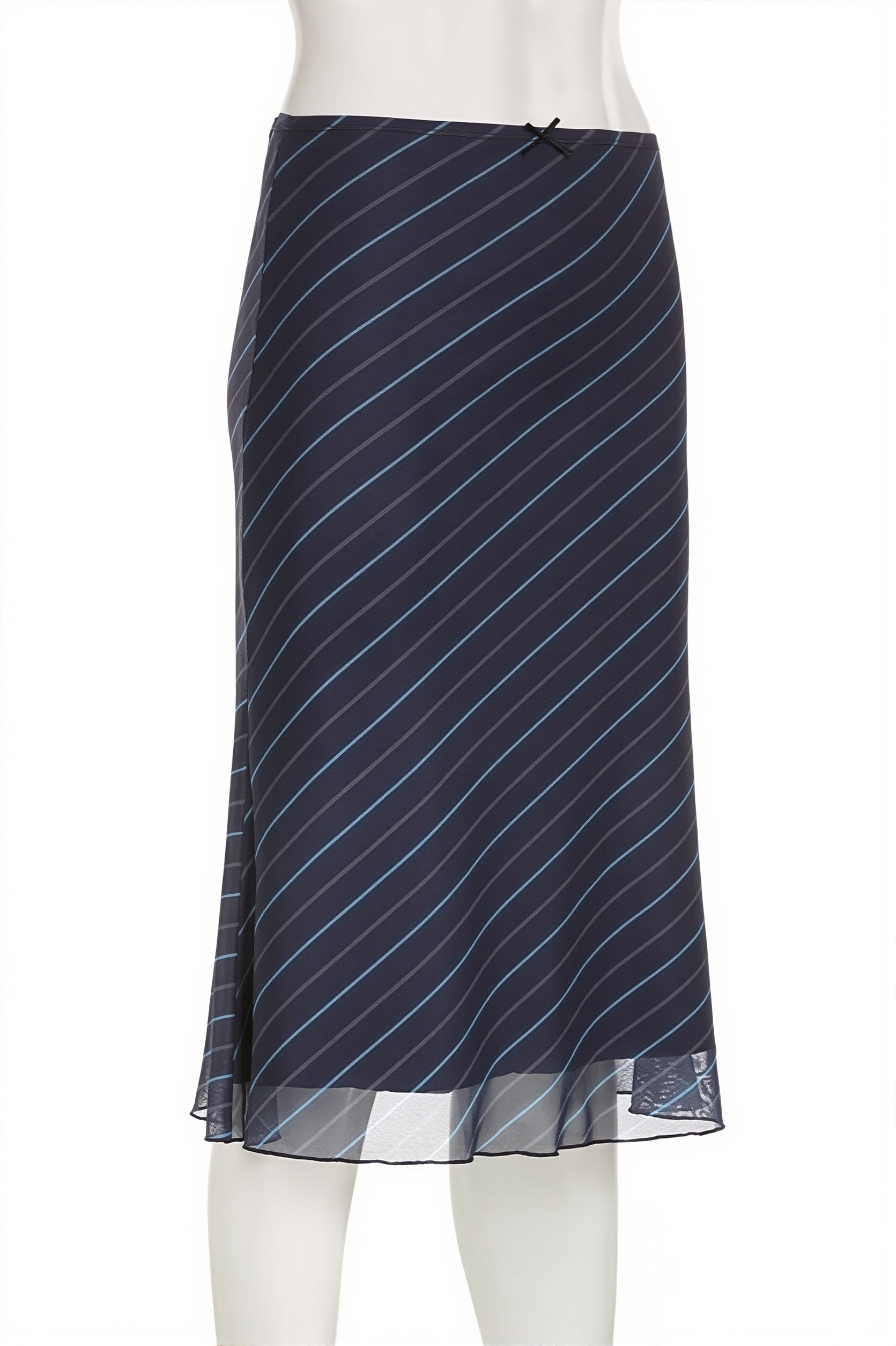 Casual Striped Double Mesh Skirt image 4