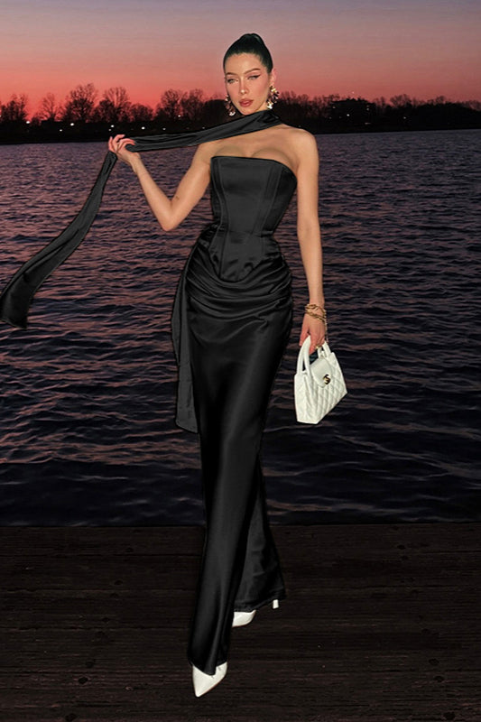 Slimming Square Neck Waist-Cinched Party Dress image 8