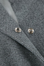 Trendy Grey Wool Short Coat image 7