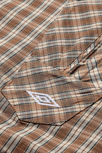 Vintage Plaid Half-Placket Masked Hoodie image 6