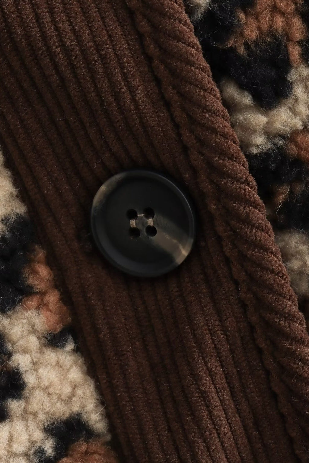 Leopard Print Loose Fit Sherpa Coat image 4
