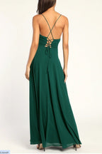 Sexy Halter Backless Maxi Formal Dress image 10