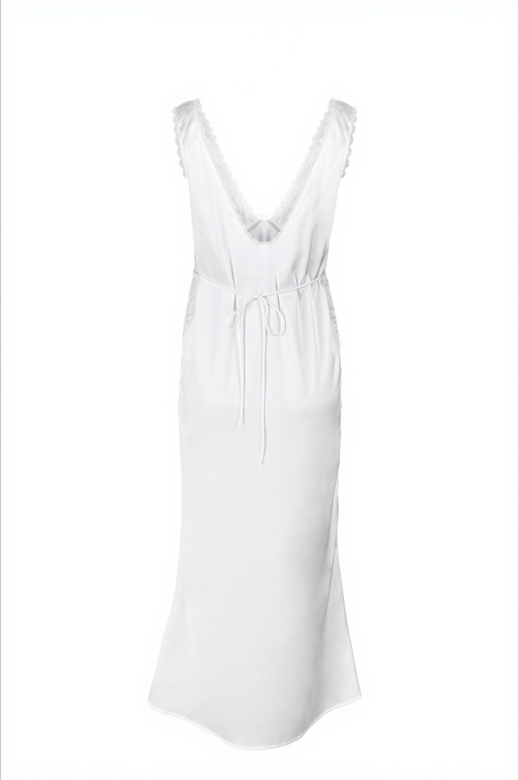 Sexy White Lace Insert Cami Bodycon Mini Dress image 7
