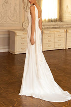 Bustier High Slit Train Formal Dress image 3