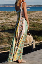 Halter Floral Printed Boho Dress image 6