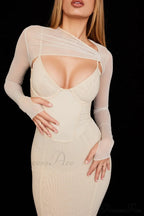 Beatrice Corset Stylish Midi Dress image 21