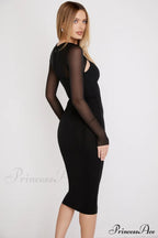 Beatrice Corset Stylish Midi Dress image 4