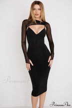 Beatrice Corset Stylish Midi Dress image 2