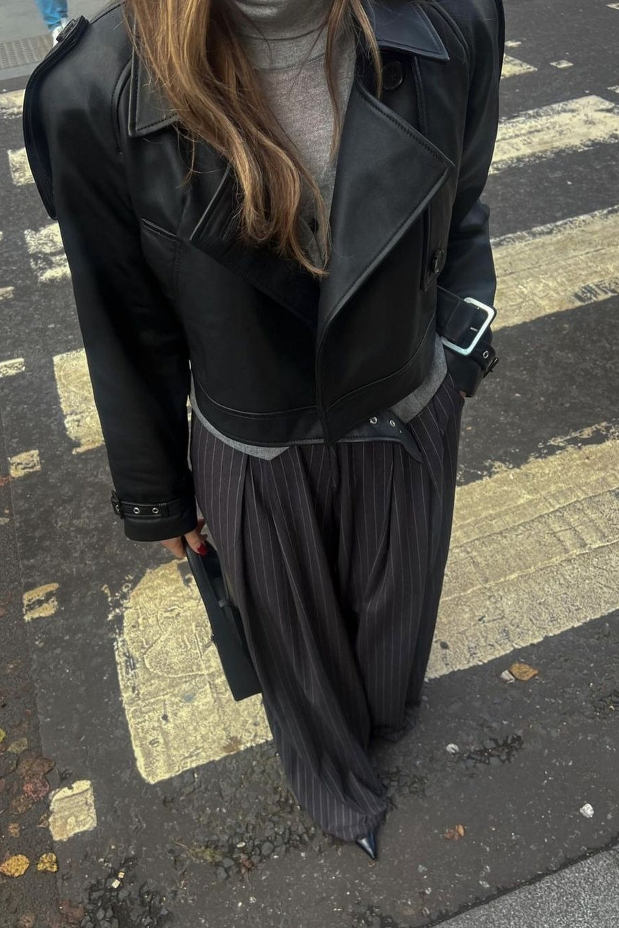 Chic Stripe High Waist Wide Leg Pants image 2