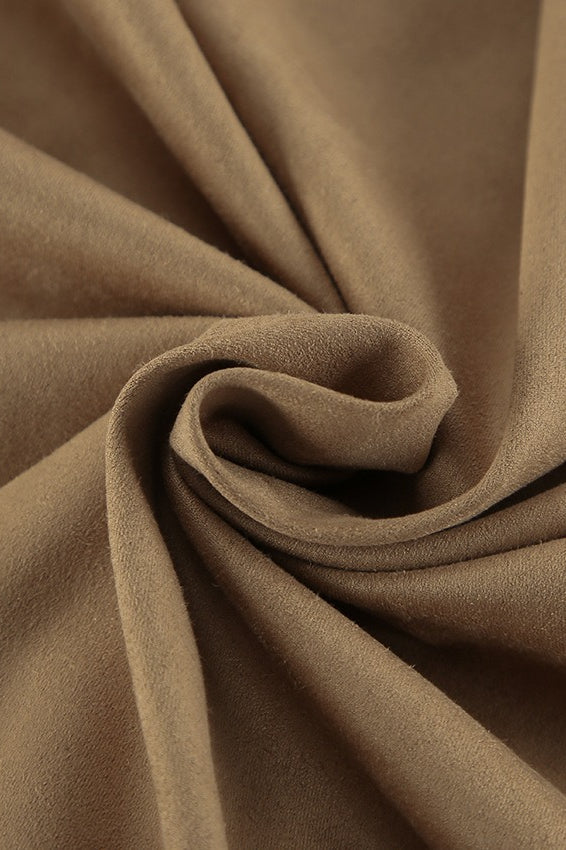 Khaki Suede Work Jacket image 4