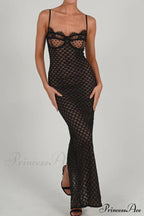 Belindia Lace Stylish Maxi Dress image 4