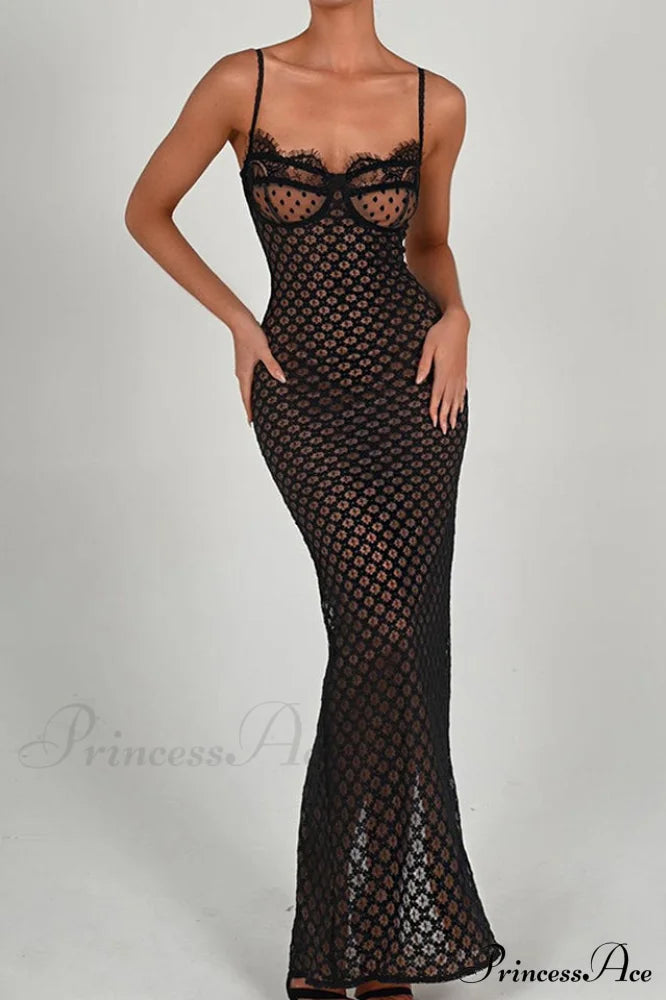 Belindia Lace Stylish Maxi Dress image 1