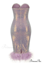 Bella Bandeau Stylish Midi Dress image 13