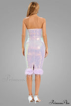 Bella Bandeau Stylish Midi Dress image 11