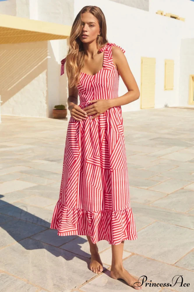 Bessie Elegant Tie Dress image 7