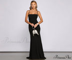 Bette Formal Open Charming Back Crepe Dress image 1