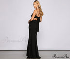 Bette Formal Open Charming Back Crepe Dress image 2
