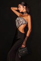 Cutout Tube Lace Backless Party Maxi Dress image 5